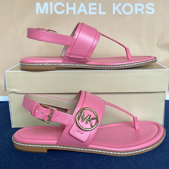 MICHAEL KORS KARMEN THONG SANDALS FAUX LEATHER TEA ROSE
49S2CRFA1L - Picture 5 of 16